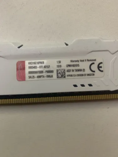 Memória RAM 8gb hyperX fury