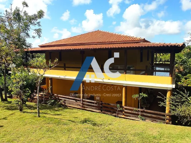 Casa/Sítio de Alto Padrão na Lagoa de Aruá - casa com total infra estrutura e integrado a
