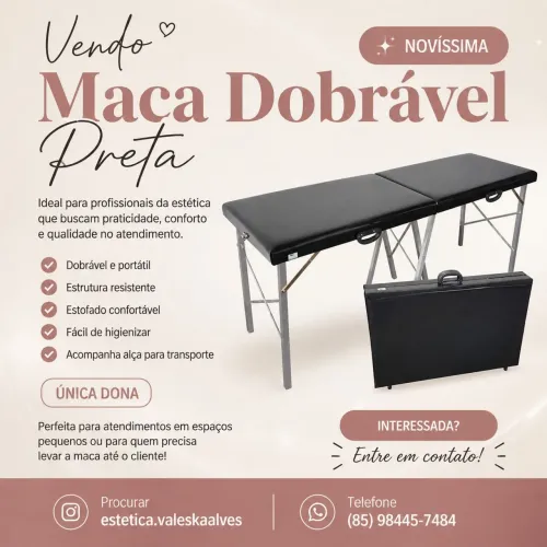 MACA DOBRÁVEL PRETA