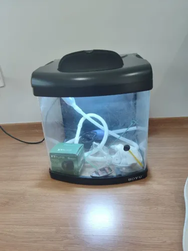 Aquário Boyu 30L com Sump Traseiro - Completo ou Somente o Aquário | Ótimo Estado!