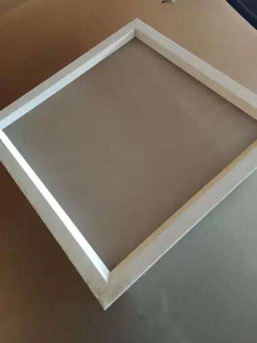 Luminária plafon para embutir no teto de gesso<br>20x20 3 unidades