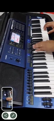Teclado musical Casio mzx 500