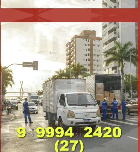 Mudança? Rápida e fácil! Frete de confiança para seu transporte! Qualidade garantida!