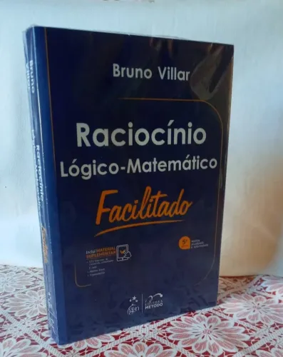 Raciocínio Lógico-Matemático Facilitado - 5ª Edição 2019. Livro nunca usado!