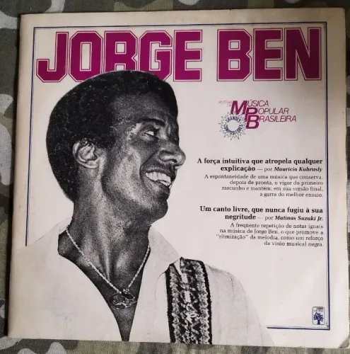 Vinil LP Jorge Ben - História Da Música Popular Brasileira (1982) Samba-Rock / MPB