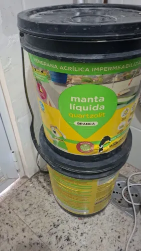 2 baldes de Manta alfabética novas