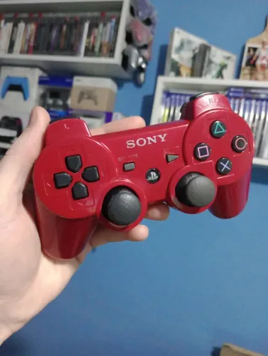 Controle de ps3 original vermelho