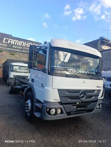 MB ATEGO 1719 CABINE BOLHA COMPLETO 17/17 Chassi 