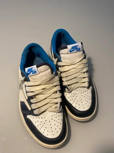 Tênis air jordan travis scott, primeira linha