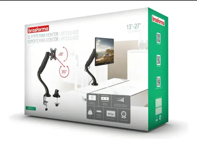Braço articulado para monitor