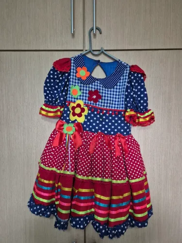 Vestido caipira luxo