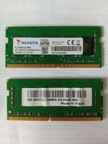 Memória RAM DDR4 3200Mhz para notebook.