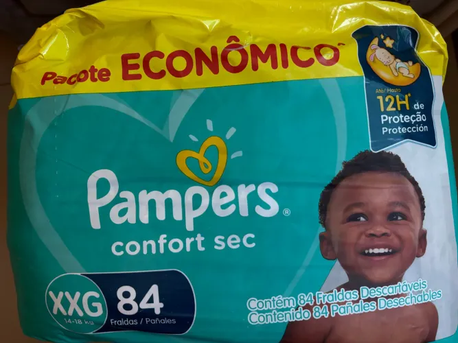 Fralda Pampers confort sec XXG