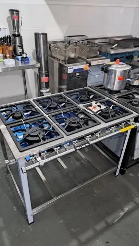 Ac fogão inox 6 bocas Venâncio