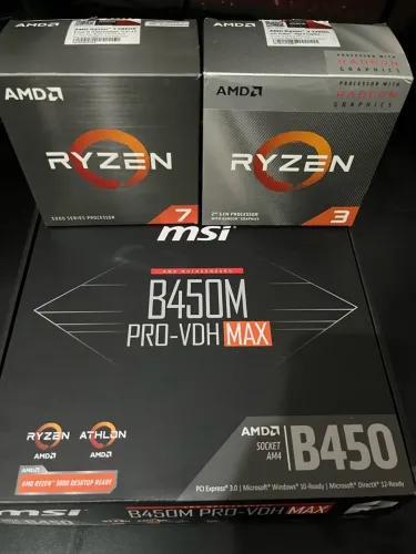 Kit Upgrade Ryzen 7 5800x MSI B450M PRO VDH MAX 32GB RAM 3200MHZ