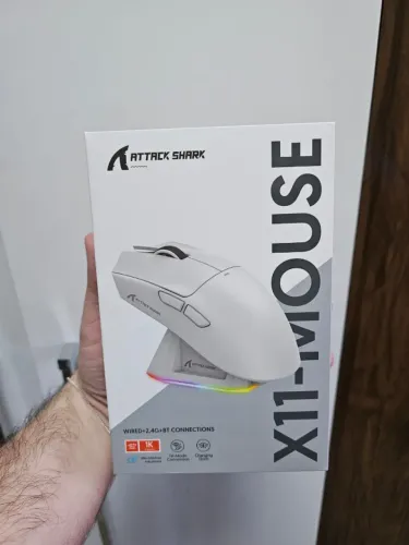 Mouse Attack Shark X11 (Branco)