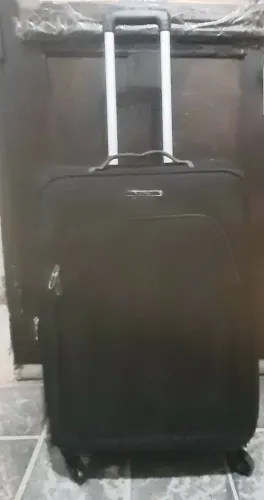 Mala de Viagem Parisyn - Grande (60x40) Preta com Expansão