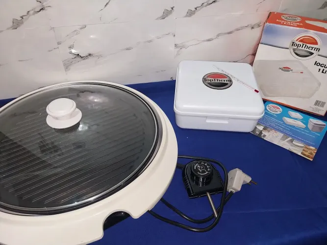 Grill George Foreman + Iogurteira Top Therm 