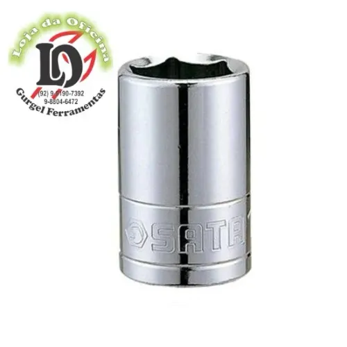 Soquete sextavado 1/2 12mm - SATA