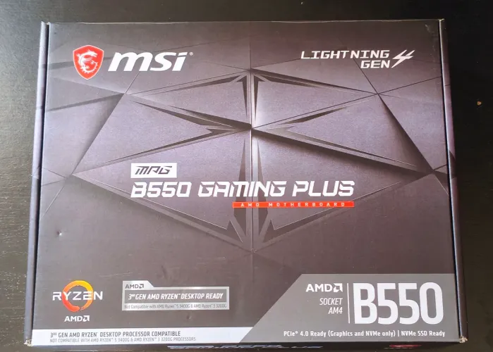 Placa-Mãe (Com Defeito) MSI MPG B550 Gaming Plus