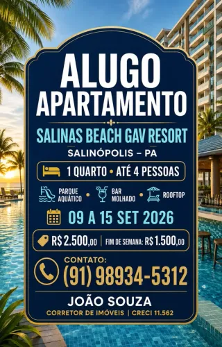 Imóvel para aluguel com 40 metros quadrados com 1 quarto em ATALAIA - Salinópolis - PA