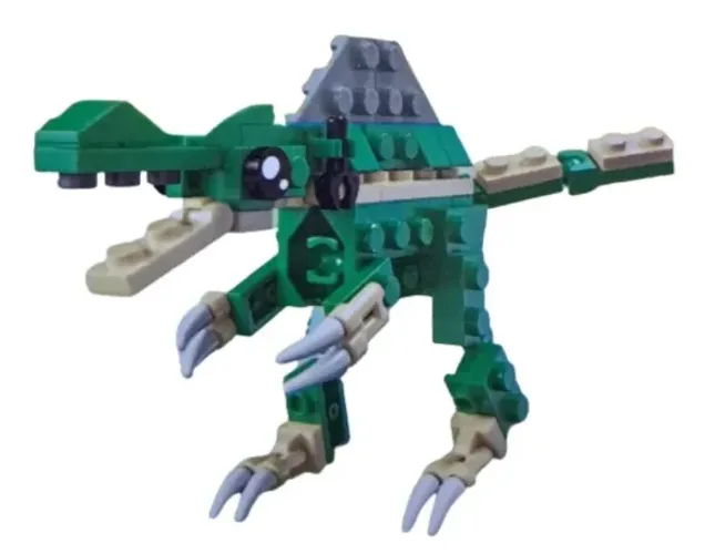 Compartilhar Adicionar aos desejos Blocos de montar 1 dinossauro e robô box dino resurrect