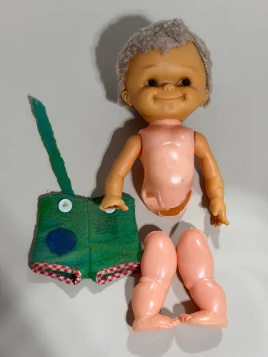 Boneco Bam-bam Da Troll - Anos 60