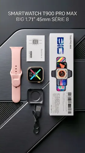 SMARTWATCH T900 PRO MAX BIG 1.71" 45mm SÉRIE 8