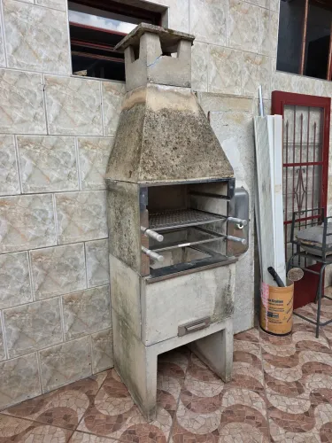 Churrasqueira Pré Moldado Concreto Refratário 65cm