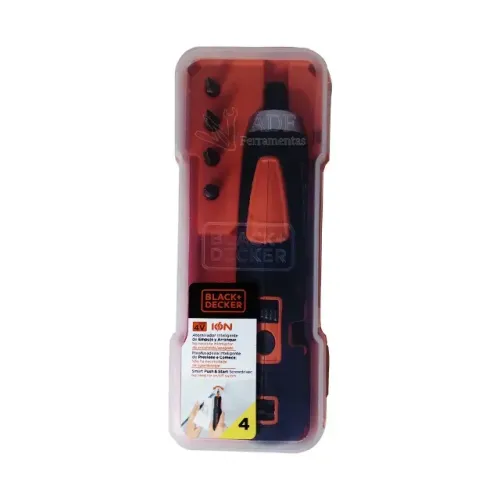BLACK+DECKER Parafusadeira à Bateria Íon Lítio 4V BD40K4 Bivolt