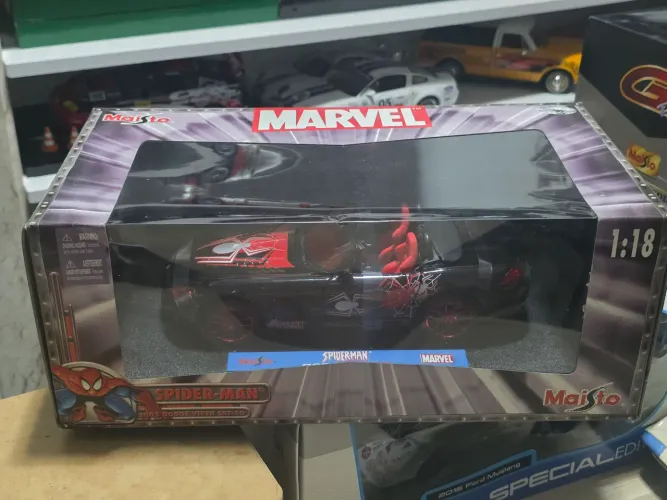 Miniatura 1:18 dodge viper raríssimo spiderman original
