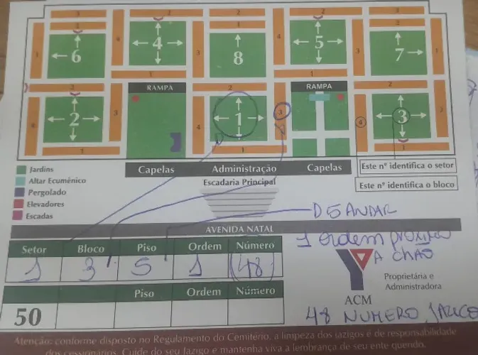 VENDO JAZIGO particular no Cemitério Ecumênico João XXIII (Porto Alegre)