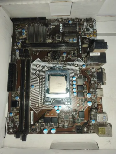 Placa Mãe H110M+I5 6500+4gb ram ddr4