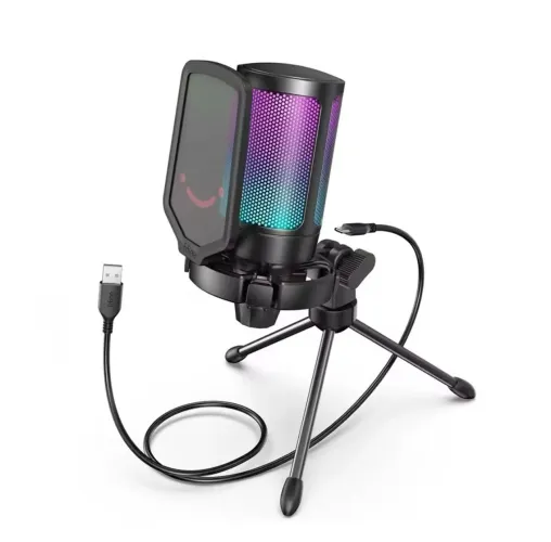 Microfone Gamer Fifine A6V - Estado de Novo!