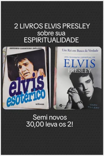 2 LIVROS ELVIS PRESLEY