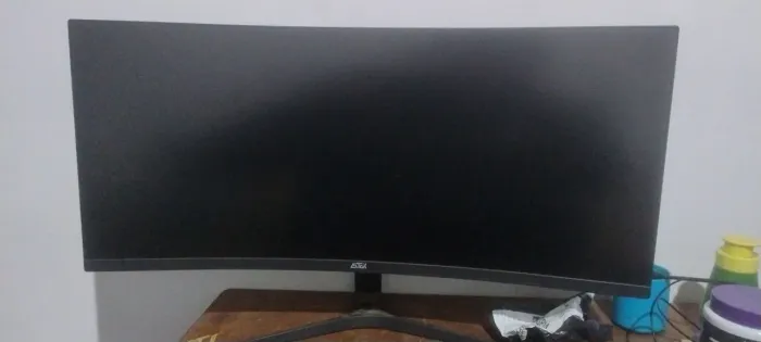 Monitor Gamer Curvo Aitek 34'' UltraWide Quad HD 144Hz LED Preto Delta-M3421