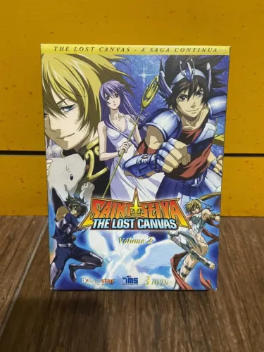BOX CAVALEIROS DO ZODÍACO THE LOST CANVAS VOL 2 - 3 DVDS