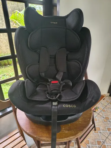 Cadeirinha Cosco Kids, Unique, 0 A 36kg, Preto usado