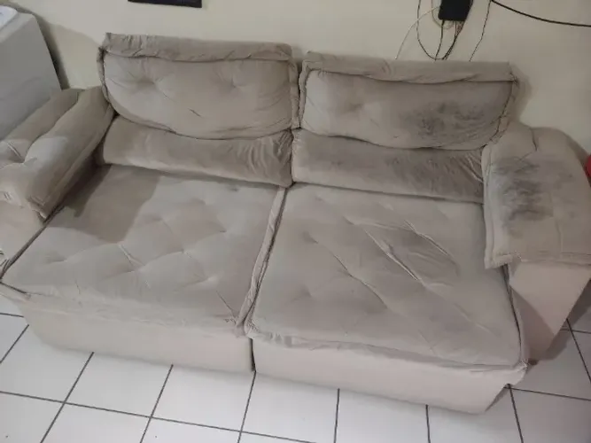 Sofá retrátil 3 lugares