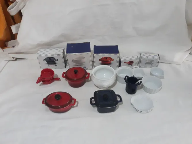Coleção Exclusiva de 20 Peças de Porcelana - Inspiração na Culinária Francesa