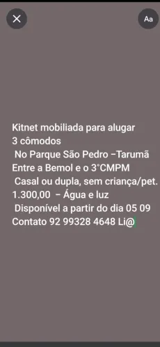 Imóvel mobiliado