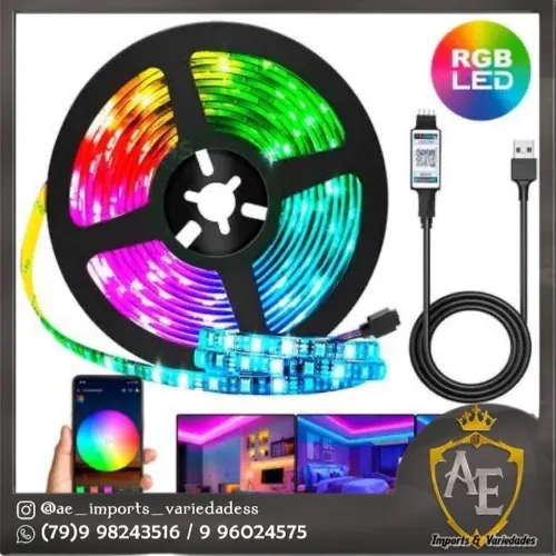 Fita led 5 metros bluetooth