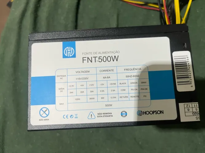 Fonte de Alimentação Hoopson 500W
