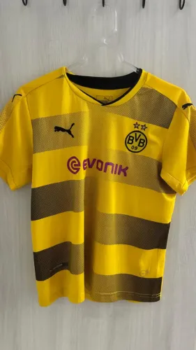 Camisa Borussia Dortmund 2017-2018 tamanho infantil