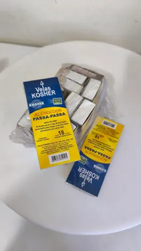 10 caixa de velas menorah flutuantes