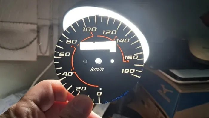 Mostrador do velocimetro CG 150