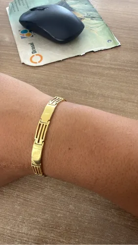 Bracelete em ouro 18k 550 a grama