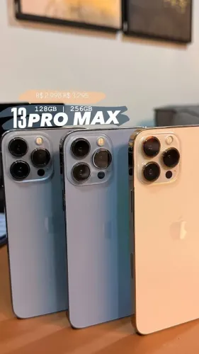 Iphone 13 PRO MAX - 128GB OU 256GB - Seminovo