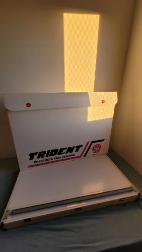 Prancheta portátil p/ desenho A1 com regua paralela -TRIDENT