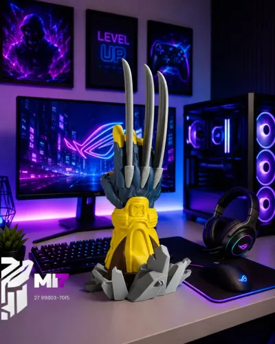 Suporte Gamer WOLVERINE para Controle PS5 XBox | Design Exclusivo